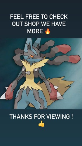 Mega Lucario EX 029/063 Double Rare Mega Brave Pokemon Japanese Near Mint - Bild 3 von 3
