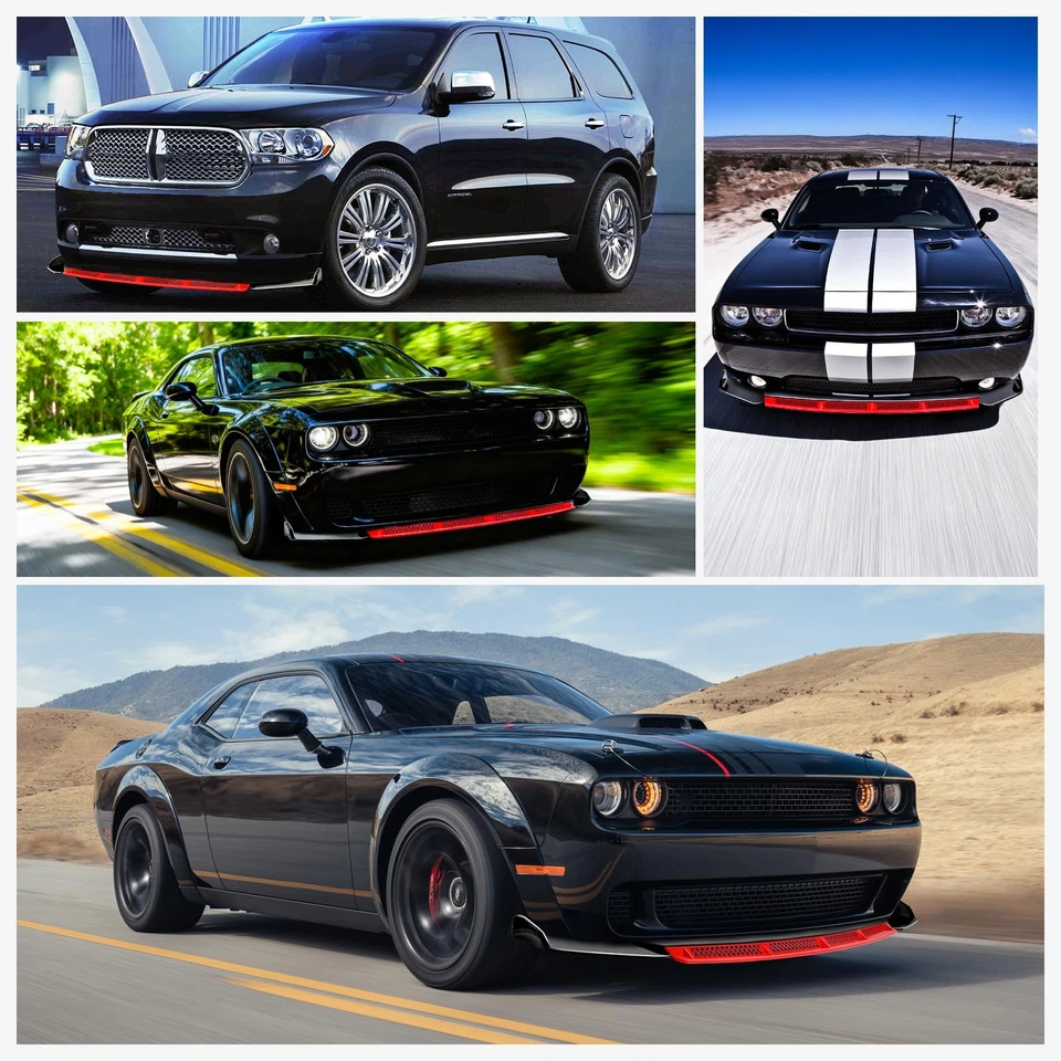 Kits de carrocería de alerón divisor de labios parachoques delantero para Ford Focus RS ST mk2 mk3 piezas Foto 3 de 4