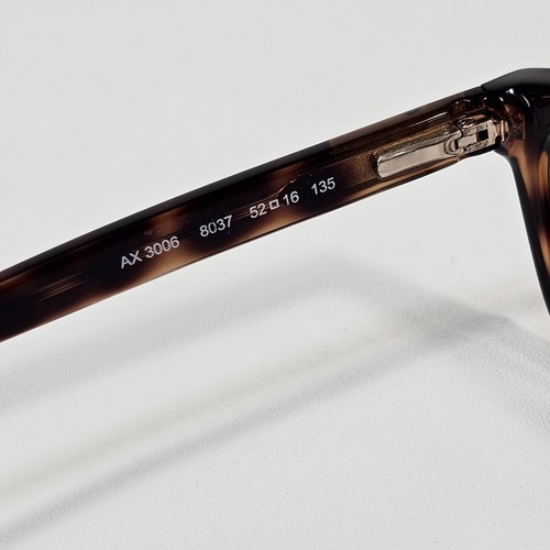 Armani Exchange AX 3006 8037 Tortoise Rectangular Eyeglasses Frames 52 ...
