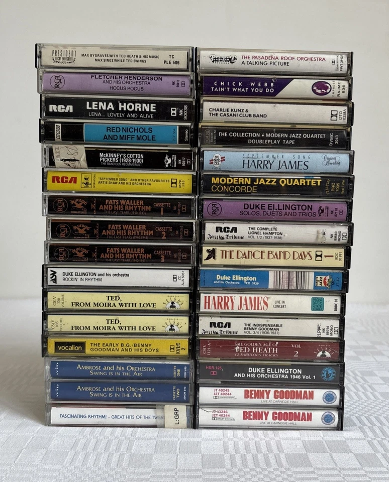 32x JAZZ / BIG BAND Cassette Tape Albums ☆ Bundle - All Tested & Working ☆ Rare - Image 2 of 4