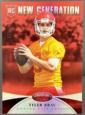 2013 Panini Certified Mirror Red /250 Rookie RC Tyler Bray Chiefs #293