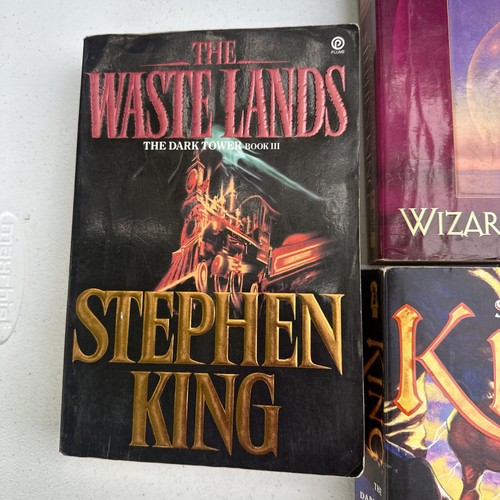 VTG Stephen King Lot 3-7 Dark Tower PB 1st Edition Plume & Scribner VG See Pics - Picture 2 of 17