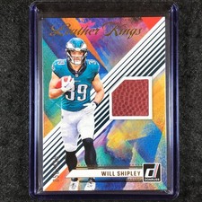 2024 Donruss Football WILL SHIPLEY Leather Kings Football Relic 50/425