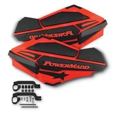 Zestaw ochraniaczy na rękę Powermadd Sentinel Enduro ATV Quad czerwony czarny