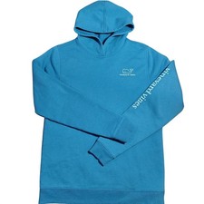 Vineyard Vines Kids Whale Logo Hoodie Sweatshirt Blue Size XL 18