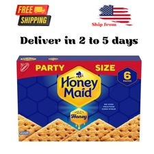 HONEY MAID Graham Crackers, Lunch Snacks, Party Size, 28.8 oz