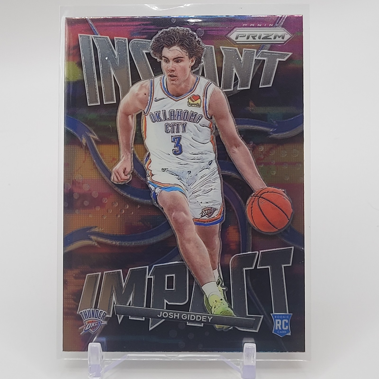2021-22 Panini Prizm Instant Impact - Josh Giddey #4 (RC) - OKC Thunder
