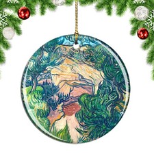 Van Gogh Entrance To A Quarry Painting Christmas ornament city travel souvenir