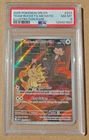 2025 Pokemon DRI EN Team Rockets's Meowth #203 PSA 8 NM-MT