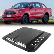 Air Flow Intake Hood Scoop Bonnet Vent Trim Cover Glossy Decor For Ford Ranger