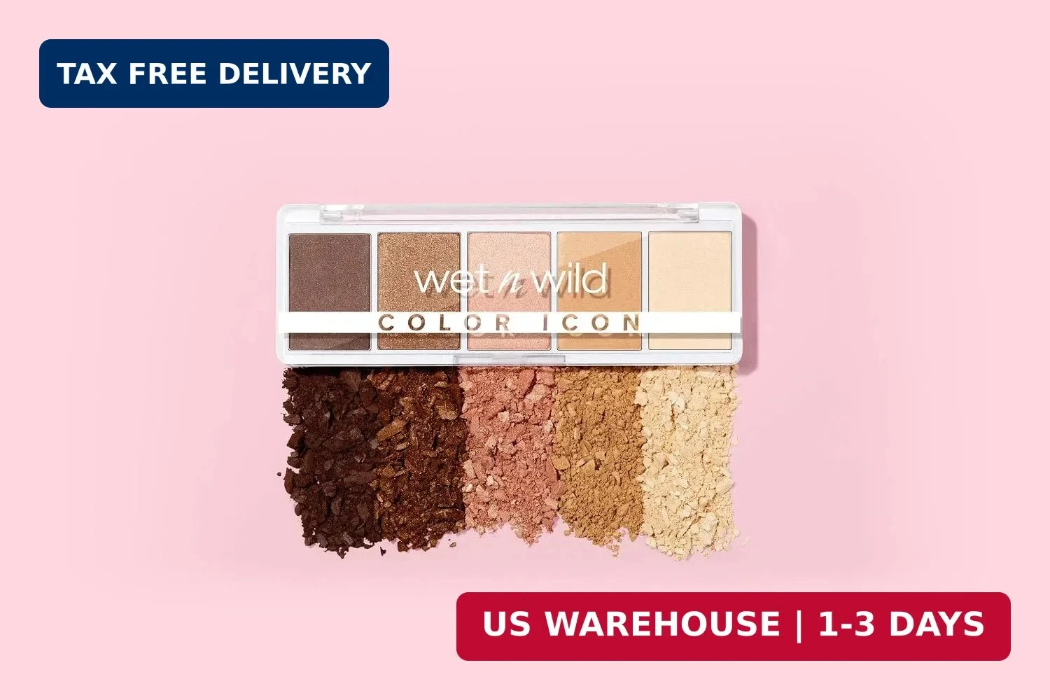 wet n wild Color Icon Eyeshadow Makeup 5 Pan Palette, Matte, Shimmer, Metallic image 11