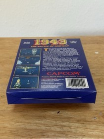 Nintendo NES Original 1943: The Battle of Midway Capcom Case Box and Game Only
