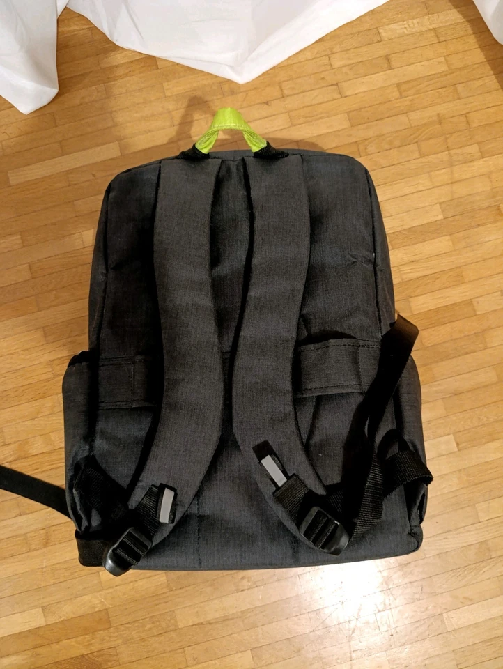 MONSTER Laptop Rucksack mit Staufächern Schwarz - Bild 3 von 3