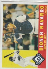 2009 topps heritage #263 Dioner Navarro RAYS