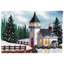Herrschners Winter Church Latch Hook Kit
