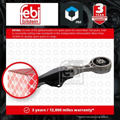 Engine Mount fits SEAT IBIZA Mk4 1.4D Rear 15 to 17 Mounting 6C0199851J Febi New