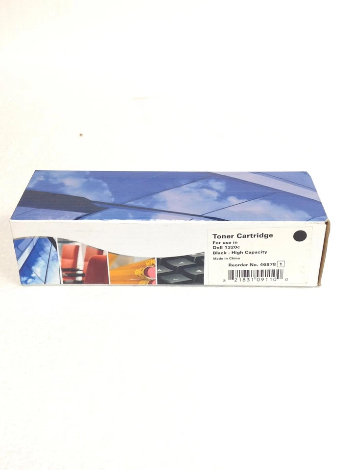 NUEVO Lote de 3 Cartuchos de Tóner Negro Media Science 46878 Para Dell 1320C ENVÍO GRATUITO Foto 2 de 4