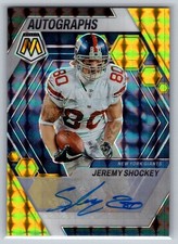 2023 Panini Mosaic Jeremy Shockey Auto Mosaic Gold /10 #AH-JS Giants