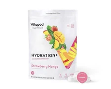 Vitapod Hydra+ Strawberry Mango Electrolyte Hydration Drink Pods