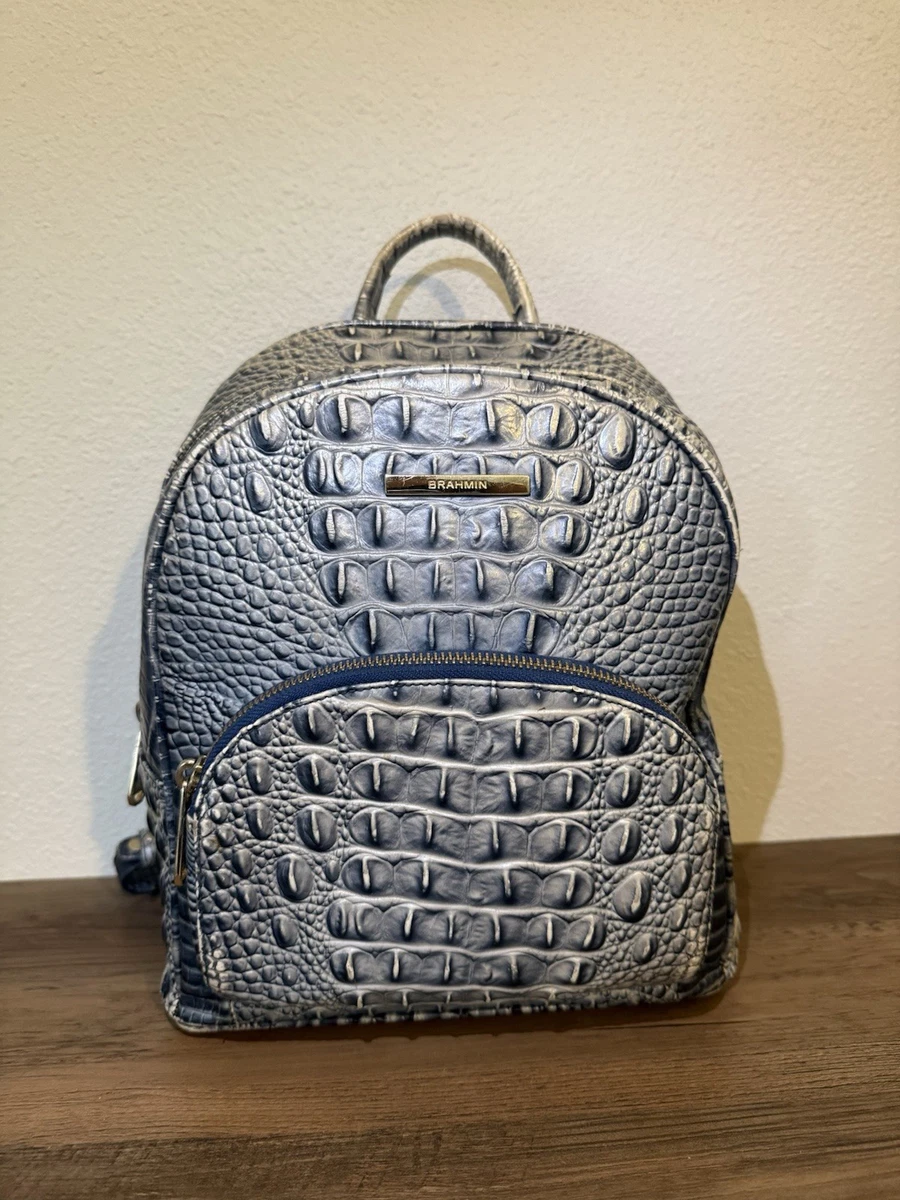 brahmin melbourne collection mini dartmouth crocodile-embossed backpack Brahmin Backpacks for Women for sale