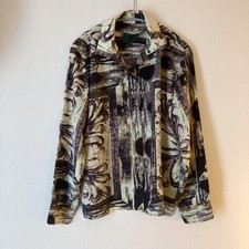Used Jean Paul Gaultier Leaf Clover Shirt Tops Box Silhouette Mens Free Size 