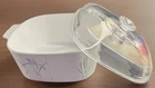 Vintage Corning Ware Shadow Iris A-5-B 5Liter Casserole Dish & Pyrex A12C Lid