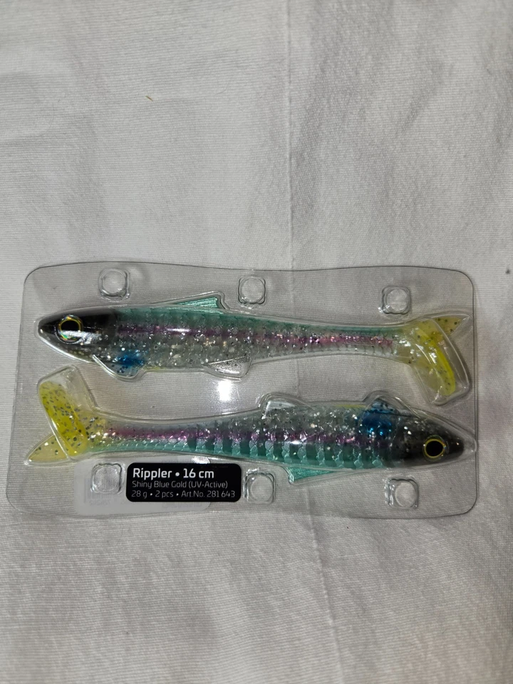 Zeck Rippler 16cm Shiny Blue Gold (UV-Active) 28g 2 Stück Adventskalender  #2