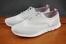 Cole Haan Zerogrand Shoes Womens 8 US Gray Knit Oxford Sneakers Lightweight