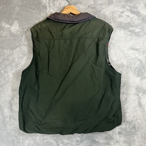 Vintage Woolrich Down Puffer Vest Size SZ Large Olive Green. Inner shell wool - Picture 10 of 11