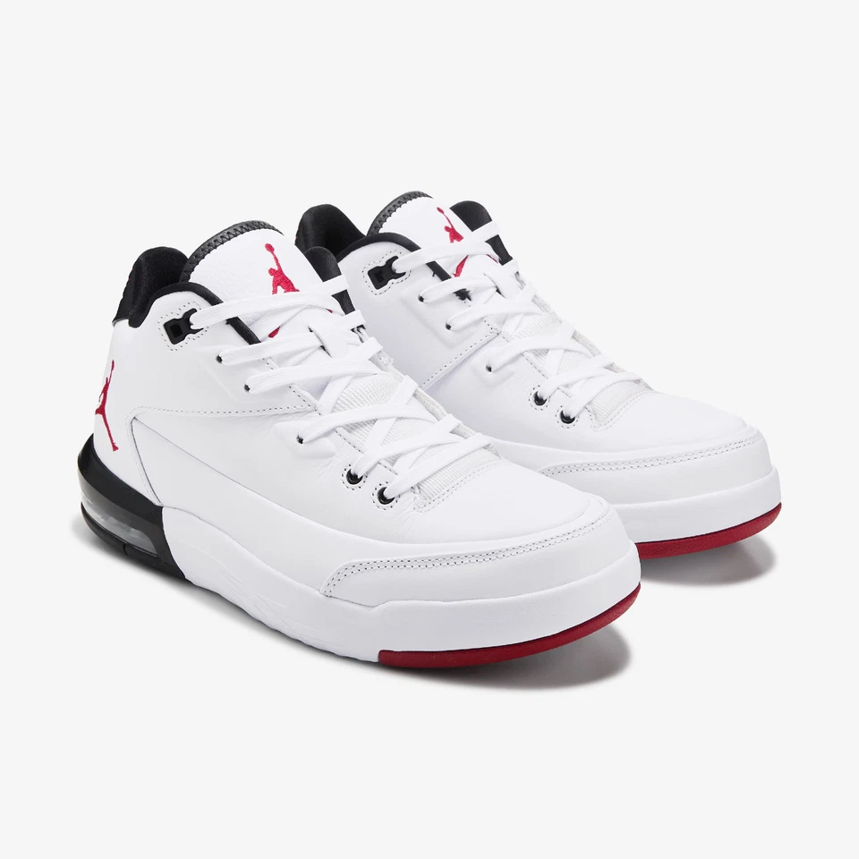 Zapatilla deportiva Jordan Flight Origin 3 Mid para hombre - blanca/negra/roja Foto 2 de 4