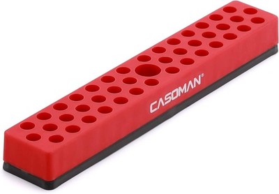 1/4'' Magnetic Hex Bit Holder, 43 Holes Bit Storage with Strong Magnetic Base, Ma