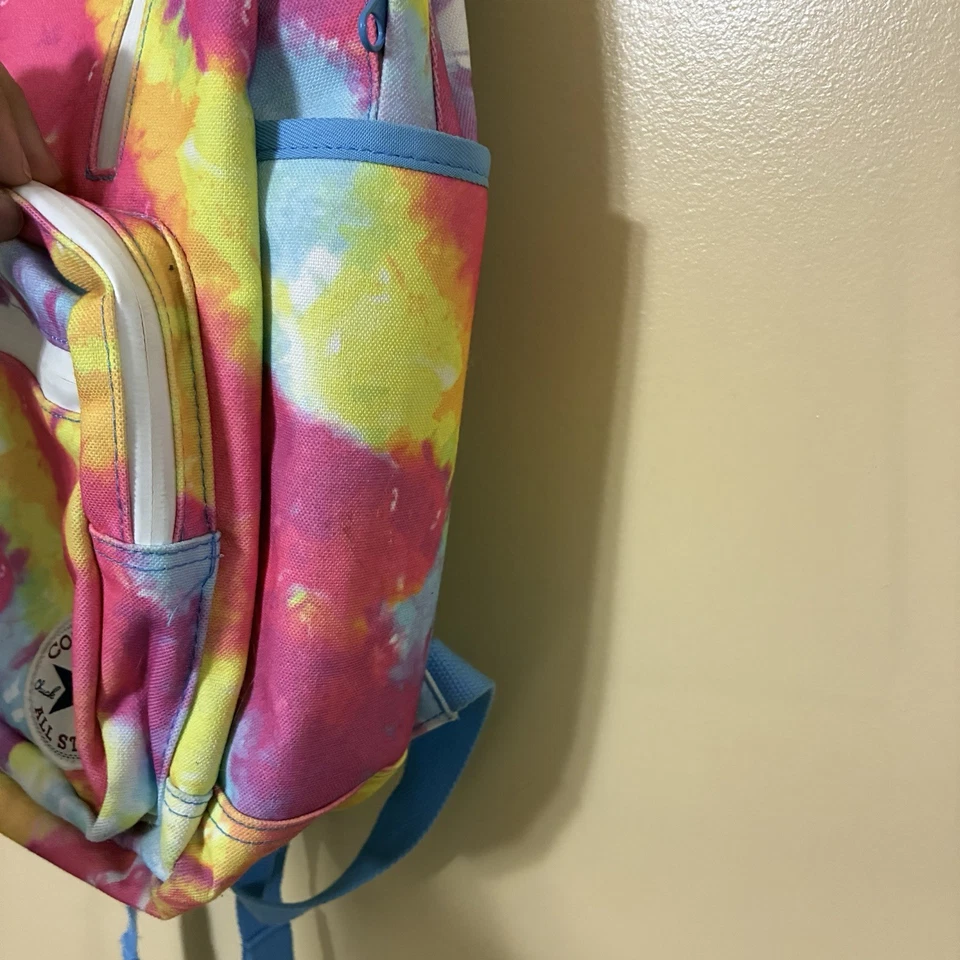 Mochila Converse Go To Lona Patrón Tie-Dye Viaje Escolar Foto 4 de 4