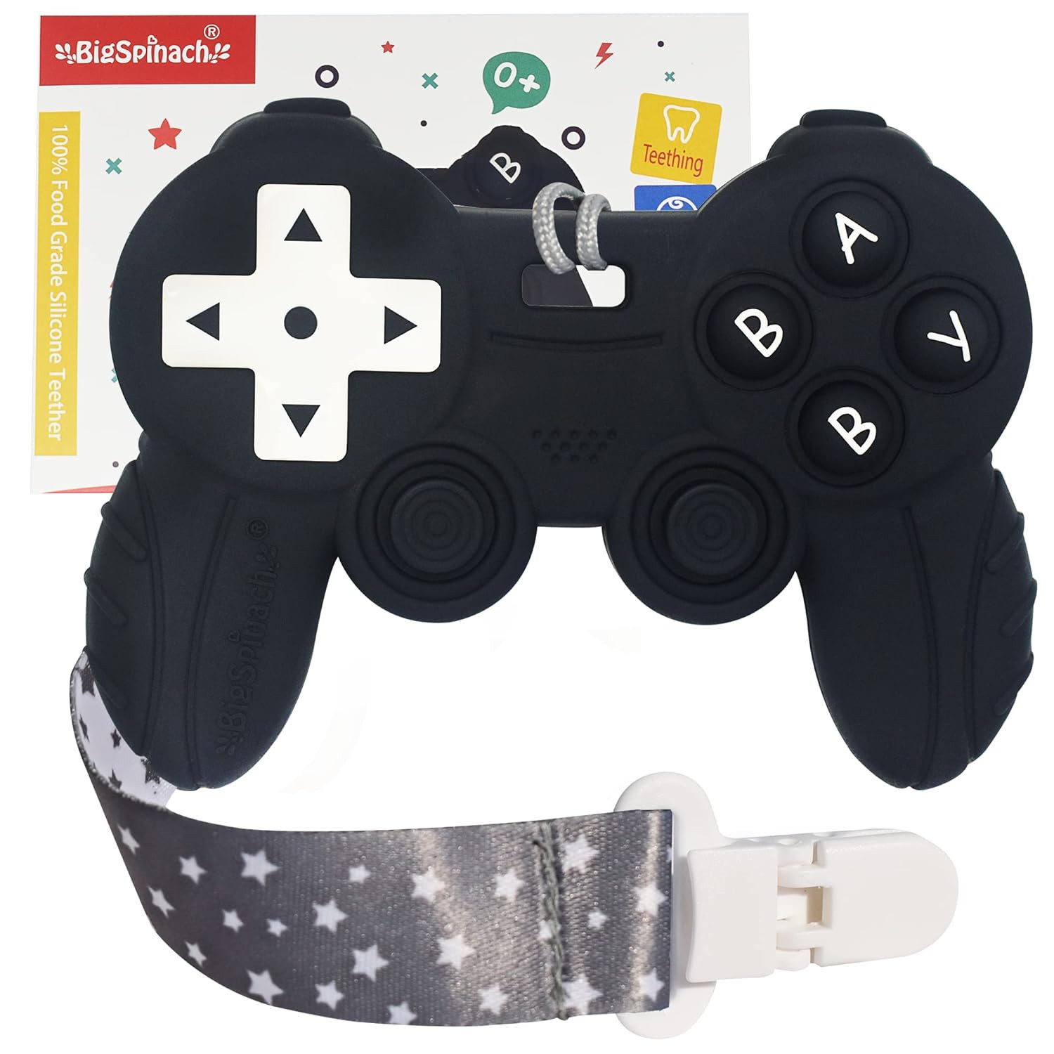Cool Remote Game Control Teething Toy for Babies 0-6 6-12 Months,Game Controller