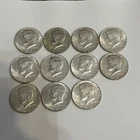 Lot of 11 KENNEDY 40% SILVER Half Dollars 1965-1967