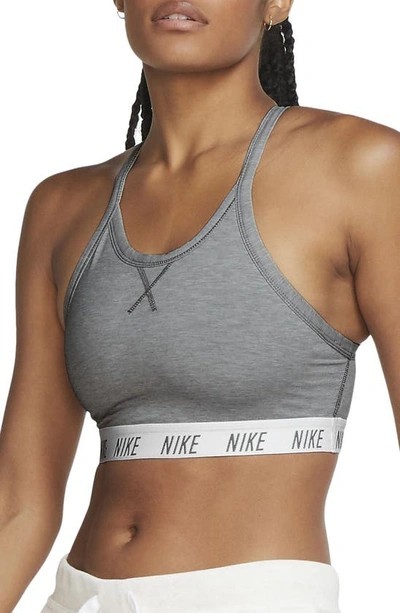Nike Indy Light Support Padded Adjustable Sports Bra - Heather Grey Size XS NEW