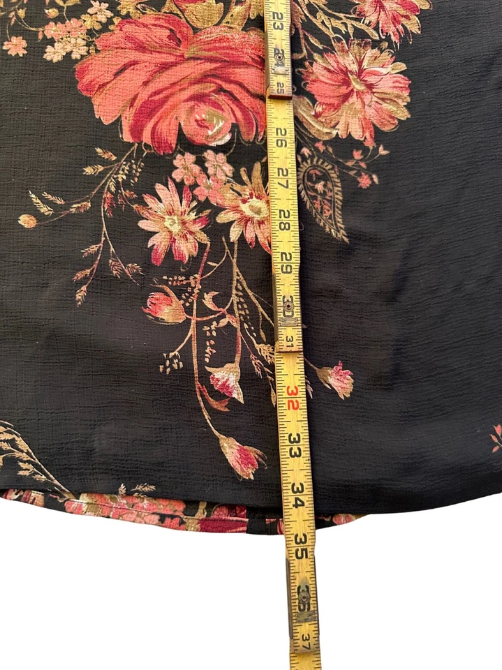 Emma James 中裙佩斯利花卉仙女奇思戈特 Goblincore 90 年代 Y2K 14 码 — 第 4/4 张图片