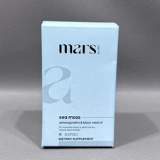 Mars by GHC Natural Sea Moss Caps: Powered with Ashwagandha and Black Seed 60ct