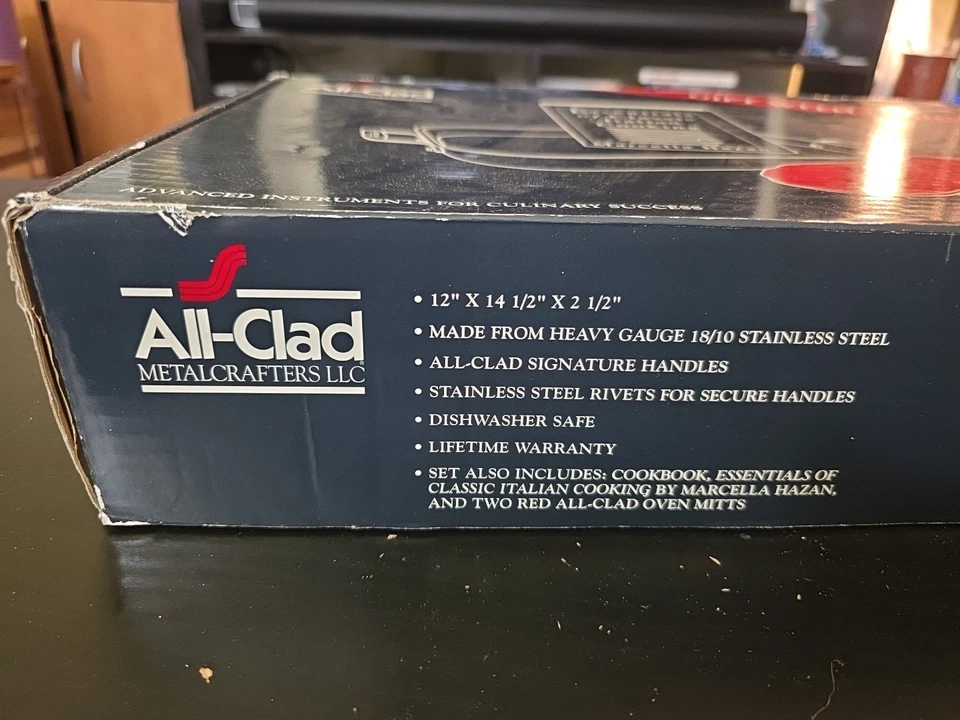 Utensilios de cocina de acero inoxidable todo revestido, sartén de lasaña Foto 2 de 4