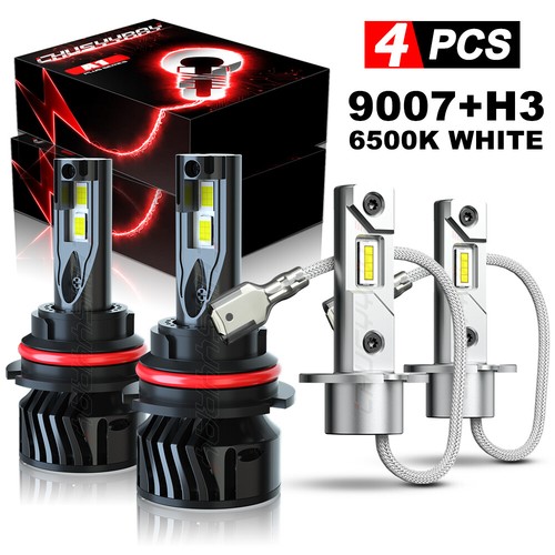 9004 LED Headlight Light Bulbs, 24000 Lumens, 6500K, 100W 9004 LED Headlight Light Bulbs, 24000 Lumens, 6500K, 100W