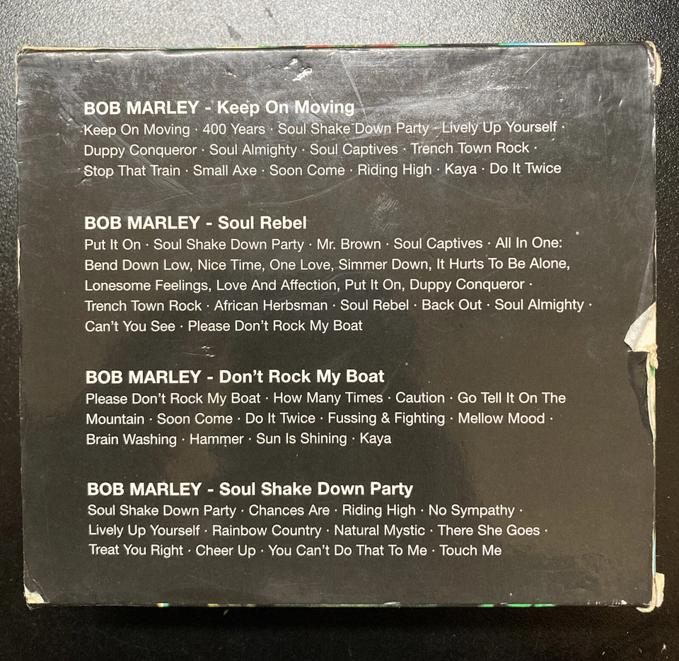 Bob Marley Collection Reggae Music Compact Disc Lot Of 6 CDs 80s 90’s - Image 2 of 4