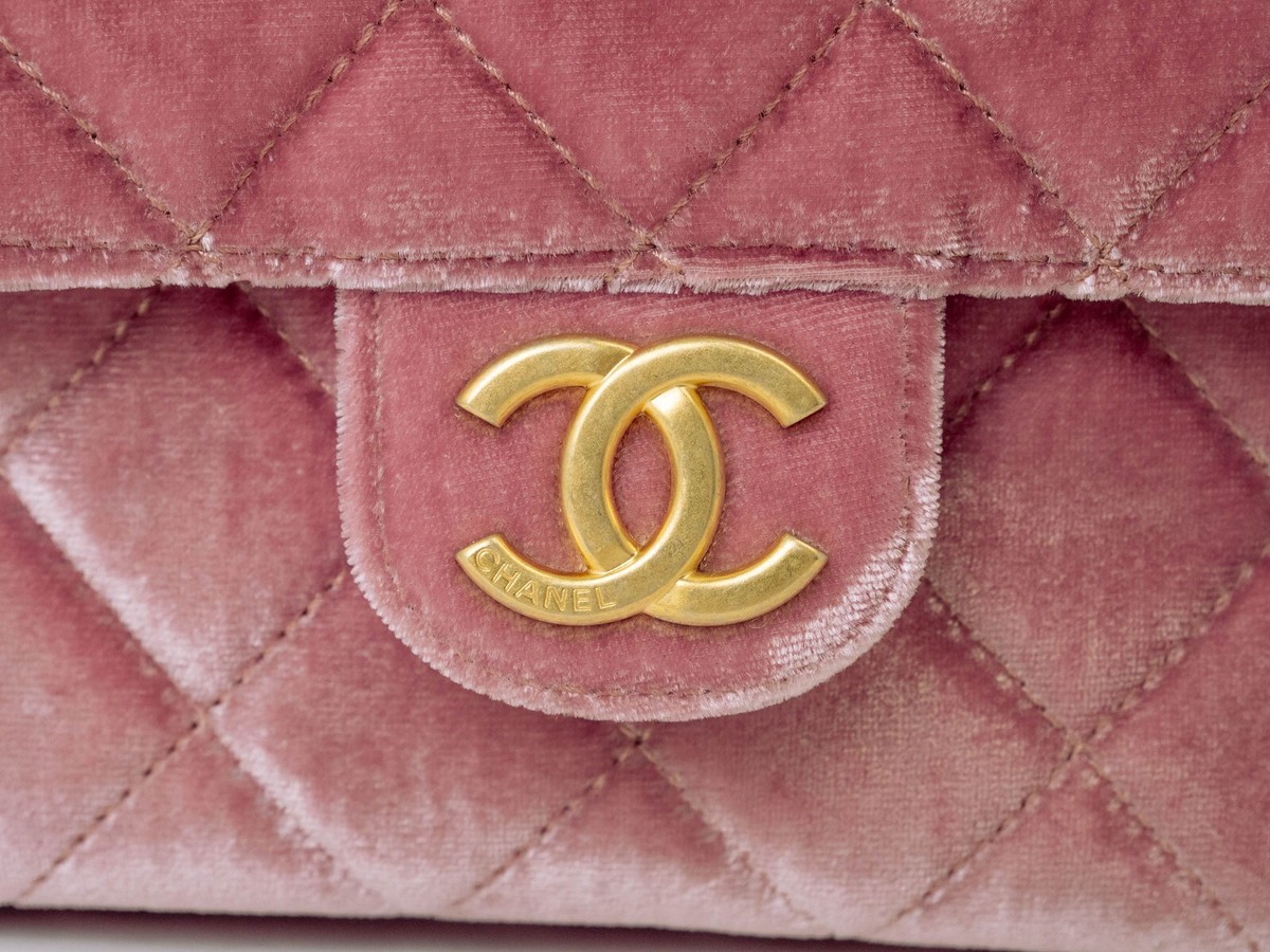 Chanel Small hobo Bag AS4323 pink velour Shoulder velvet