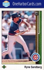 1989 Upper Deck Chicago Cubs #120 Ryne Sandberg