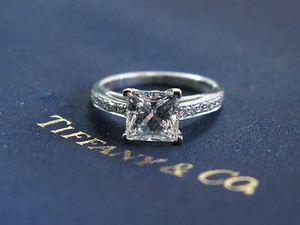 tiffany princess cut engagement ring