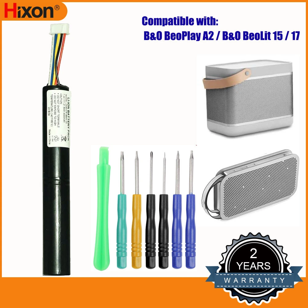 Battery Pack for B O BeoPlay A2 BeoLit 15 17 Portable Speakers