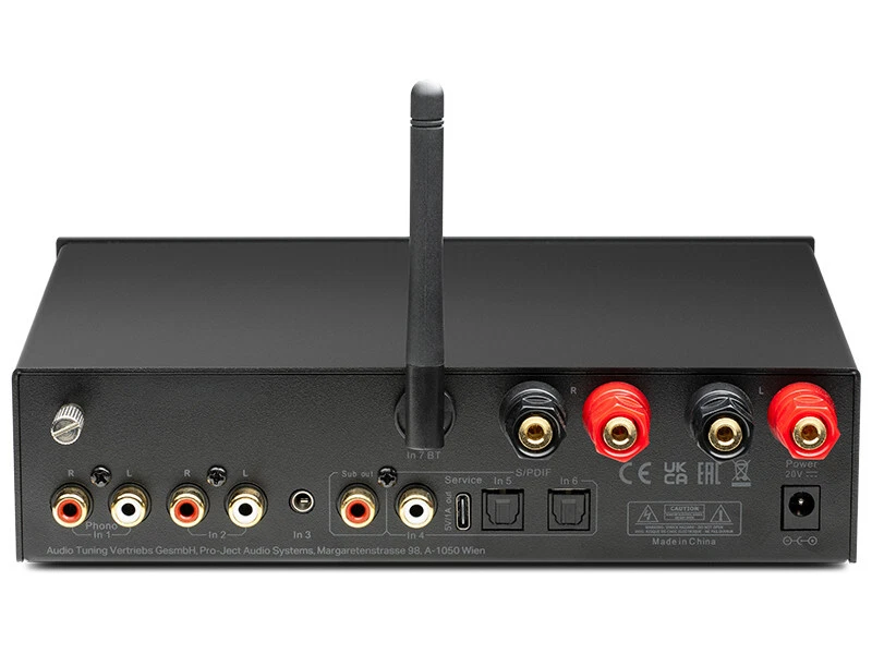 PRO-JECT STEREO BOX E AMPLIFICATORE INTEGRATO SILVER NUOVO - Immagine 2 di 2