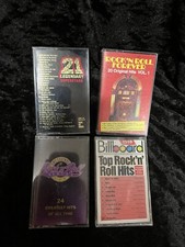 Golden Oldies Cassette Tape Lot Of 4 Various Artists 50s 60s 70s