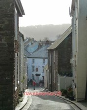 PHOTO  FORE STREET AND HALFWAY HOUSE KINGSAND A VIEW DOWN FORE STREET IN KINGSAN