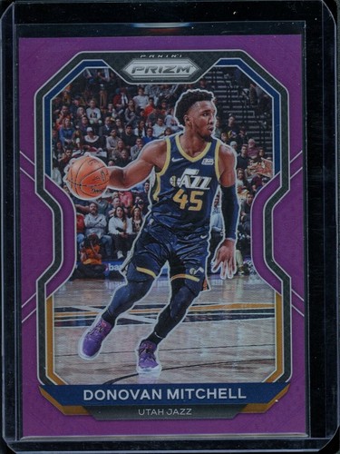 2021 Panini Prizm Basketball Donovan Mitchell #67 Purple Prizm /99 *SLABIFY*
