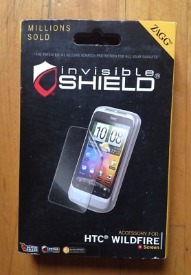 ZAGG Invisible Shield/ Screen Protector for HTC Wildfire Screen