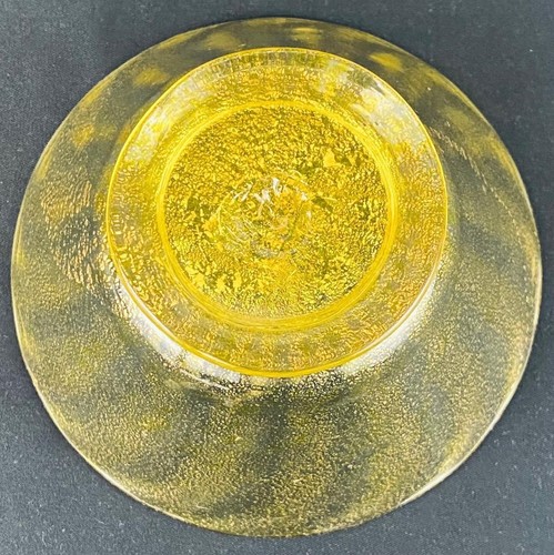 c1900 Antique Venetian x 4 Murano Salviati Aventurine Gold Glass Footed Bowls - Picture 15 of 22